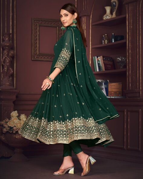 Anarkali georgette dress material hotsell