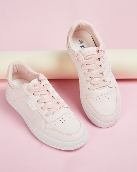 Women Low Top Lace Up Casual Shoes