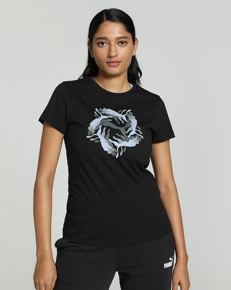 Buy Black Tshirts for Women by Puma Online