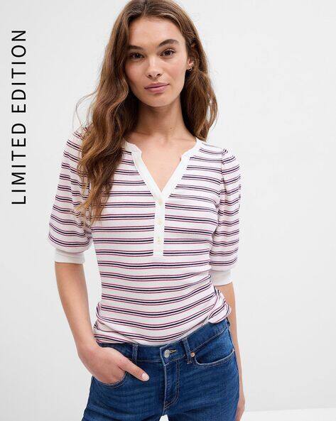 Buy White Tops for Women by GAP Online Ajio