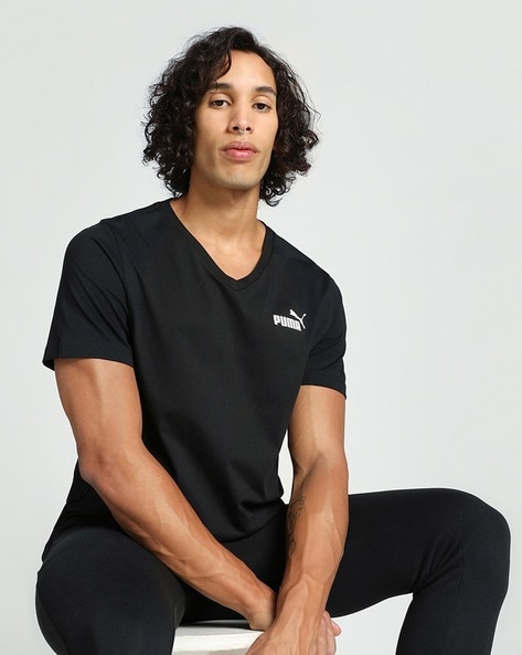 Puma Men V-Neck T-Shirt