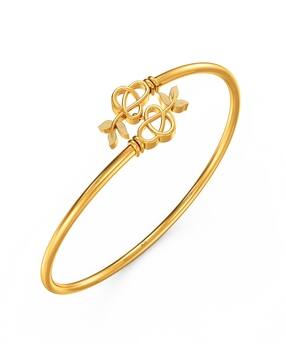 joyalukkas Women Yellow Gold Leaf Kada-picture-47