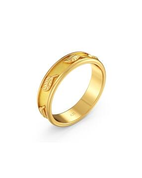 joyalukkas Men Yellow Gold Band Ring-picture-23
