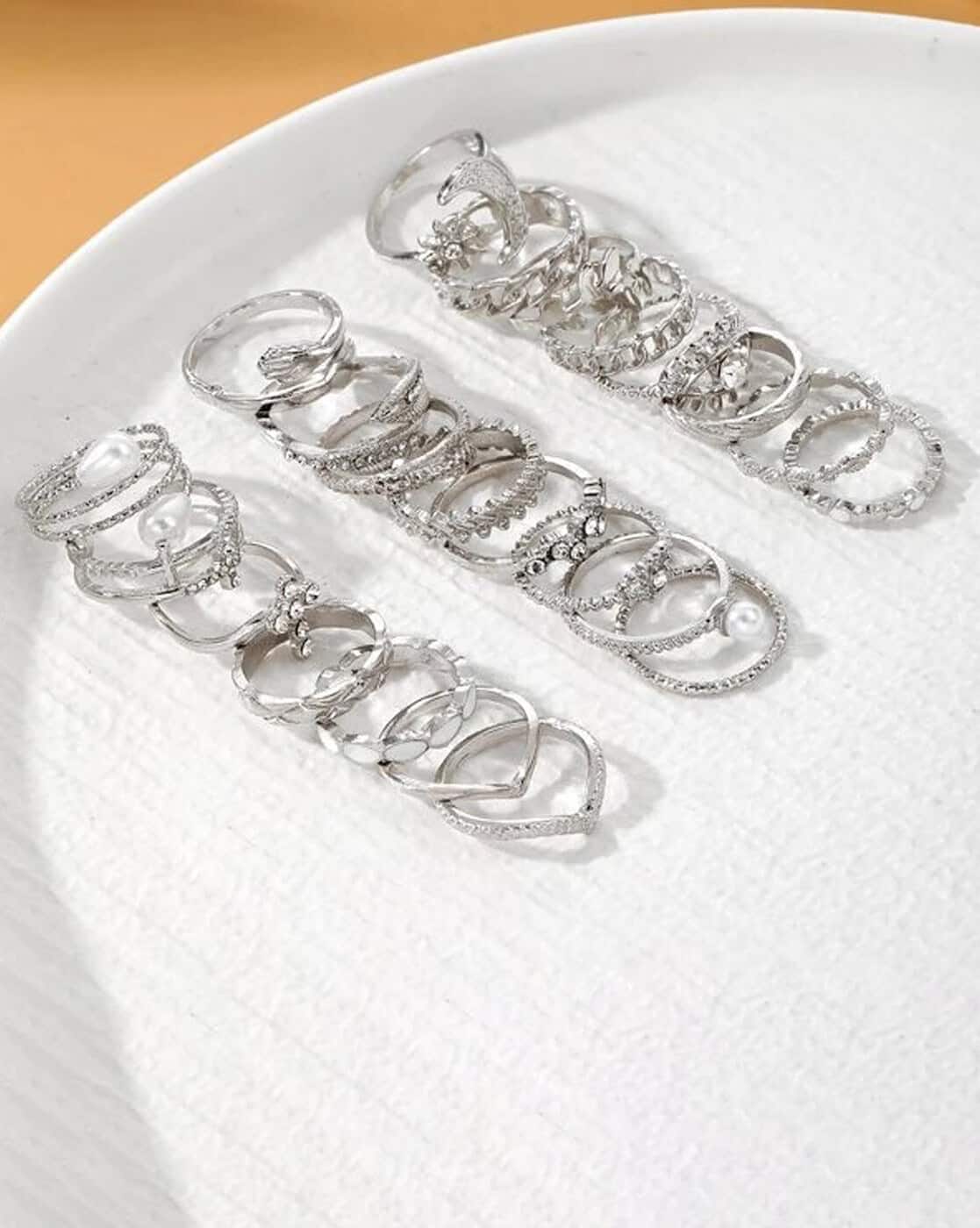 Buy Silver Rings for Women by Jewels galaxy Online