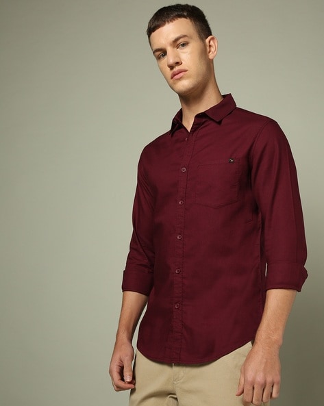 Spykar Men Slim Fit Shirt