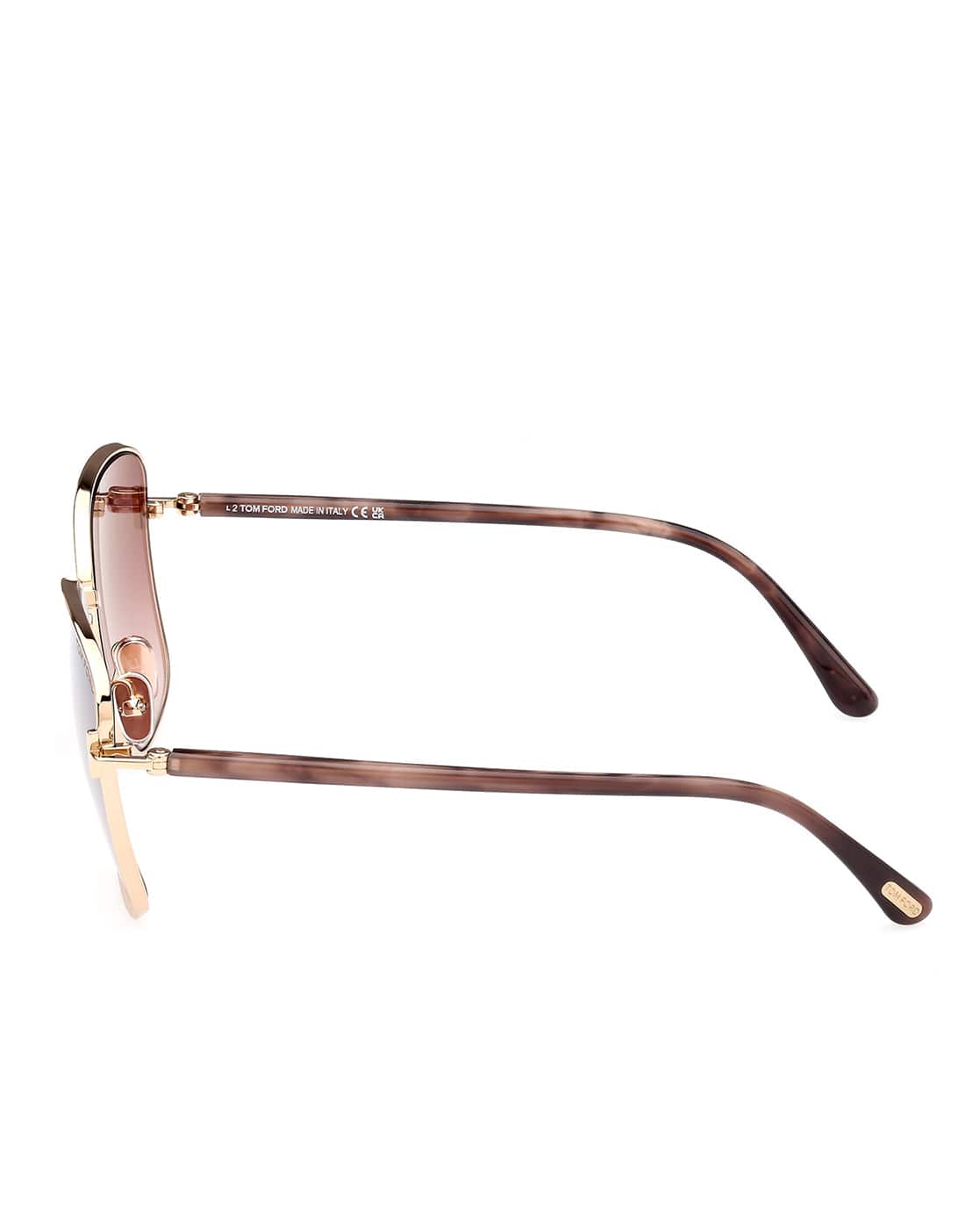 Buy Tom Ford Women Full-Rim Metal Square Sunglasses - -FT1029 57