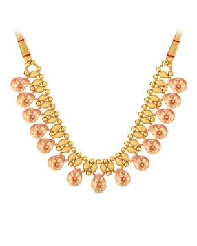joyalukkas Women Yellow Gold Floral Necklace-picture-43