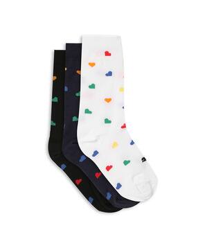 puma Pack of 3 Printed Mid-Calf Length Socks-picture-37