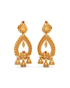 Women Yellow Gold Drop Earrings