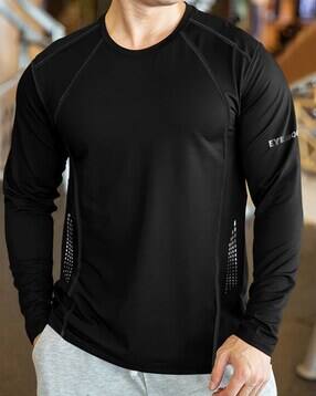 eyebogler Men Regular Fit Crew-Neck T-Shirt-picture-29