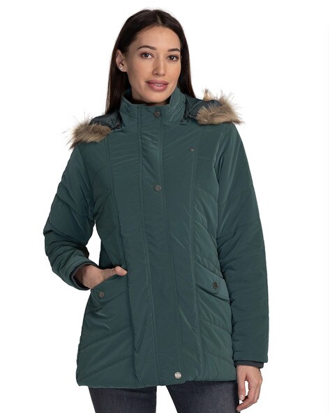 Buy Green Jackets Coats for Women by Being Human Online Ajio