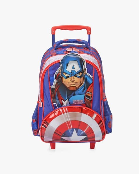 Avenger Print School Trolley Bag
