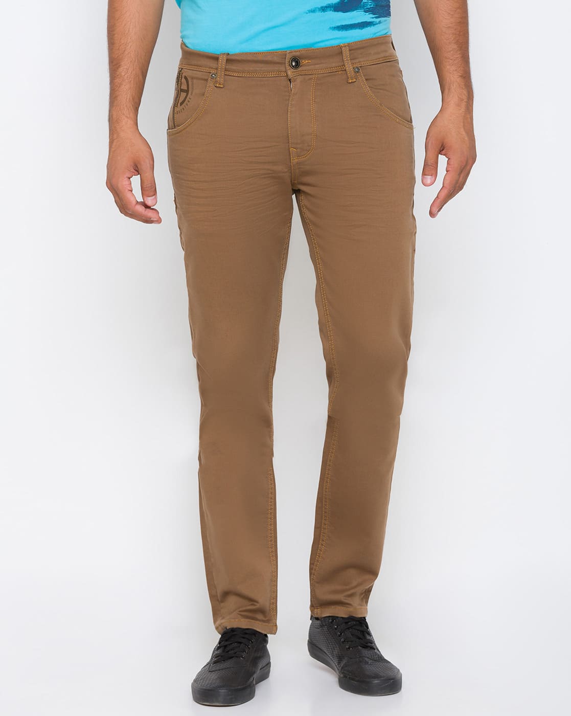 Buy Khaki Jeans for Men by Being Human Online