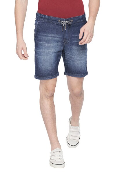 Buy Navy Shorts 3 4ths for Men by Being Human Online Ajio