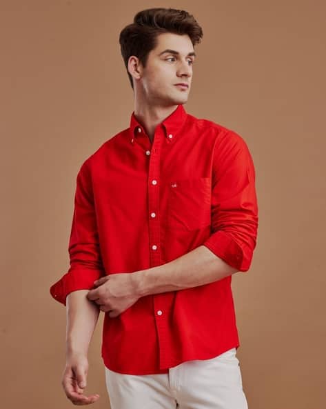 Buy Red Shirts for Men by Aldeno Online