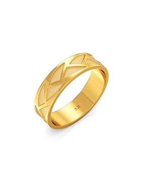 joyalukkas Men Yellow Gold Band Ring-picture-37