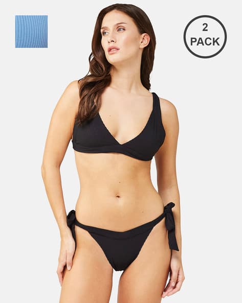 Zerokaata Pack of 2 Low-Coverage Swimwear