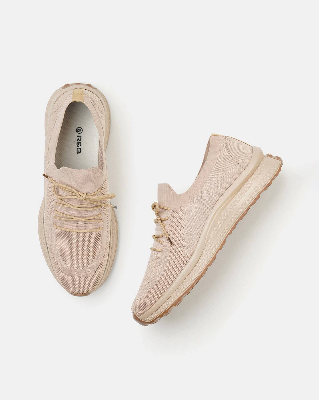 Buy R&B Women Low-Top Lace-Up Shoes Online | Ajio.com
