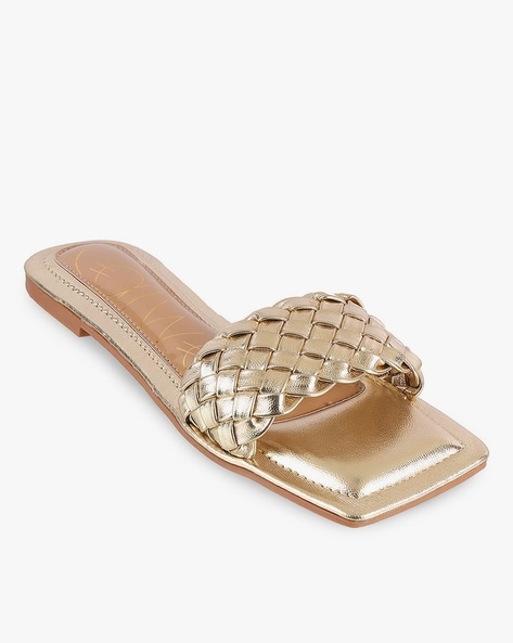 Catwalk Women Basket-Weave Flat Sandals