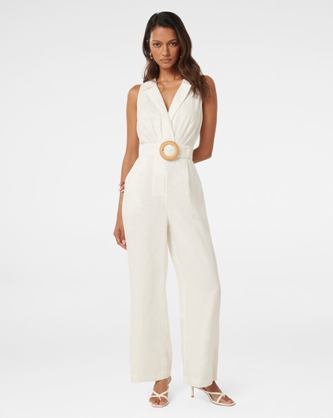 White jumpsuit gamechanger forever new