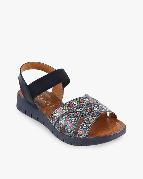 Buy Blue Flat Sandals for Women by CATWALK Online