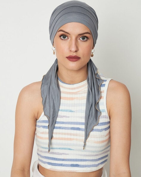 Women Scarf with Contrast Tipping Price in India