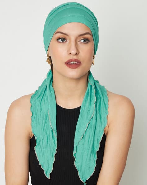 Women Scarf with Contrast Tipping