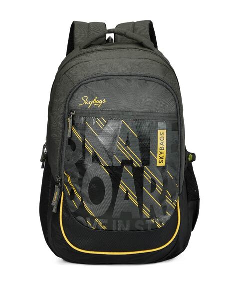 Men Graphic Print Backpack with Adjustable Straps