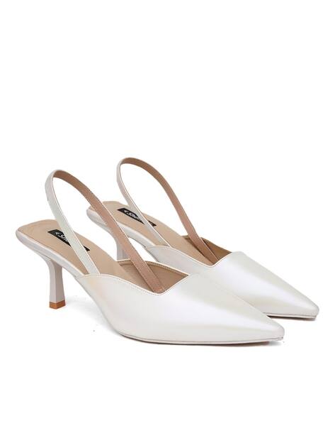 Women Slingback Kitten-Heeled Shoes