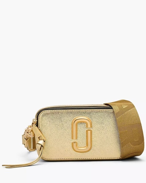 Buy MARC JACOBS The Snapshot Crossbody Mini Bag | Gold-Toned Color