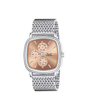 louis devin Men Analogue Watch with Metal Strap-LD-GS061-BRW-CH-picture-15