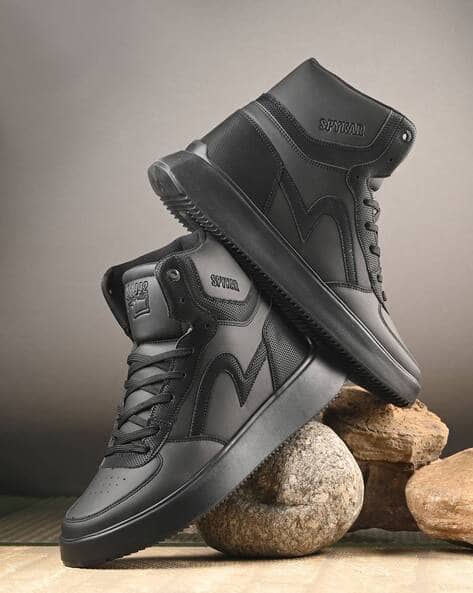 Buy Black Sneakers for Men by SPYKAR Online