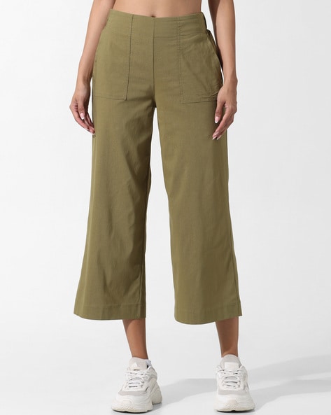 Only Women Loose Fit Flat-Front Culottes