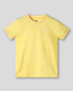 Boys Brand Print Relaxed Fit Crew-Neck T-Shirt