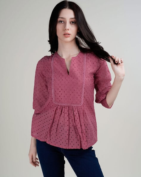 Buy Red Tops for Women by House Of Mira Online | Ajio.com