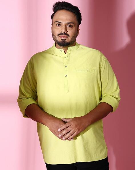 Buy Lime Green Shirts for Men by Hardsoda Online | Ajio.com