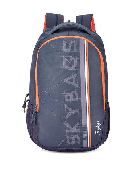 Men Logo Print Backpack