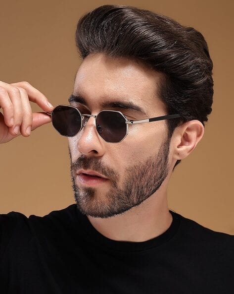 VOYAGE Men UV-Protected Round Sunglasses-2206MG3770