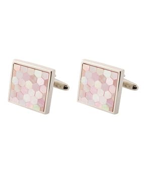 the tie hub Silver-Toned Cufflinks-picture-29