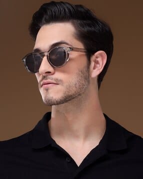 voyage 2279 UV-Protected Full-Rim Round Sunglasses-picture-40