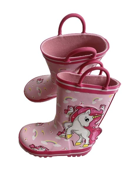 Pony Print Waterproof Rubber Boots