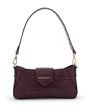 miraggio Reptilian Shoulder Bag-picture-48