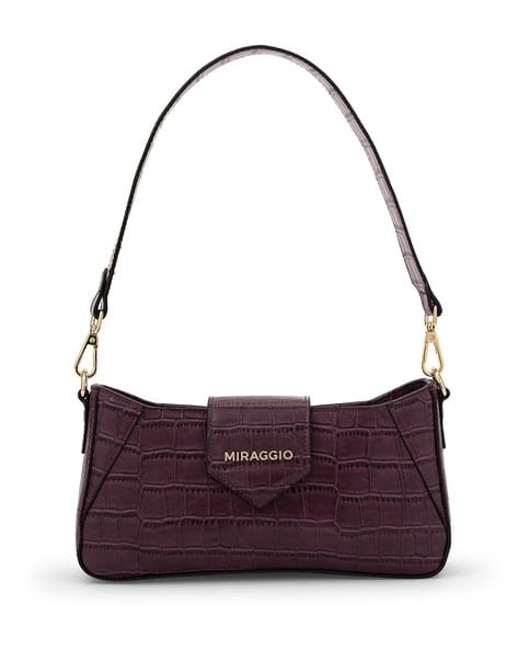 Buy Maroon Handbags for Women by Miraggio Online