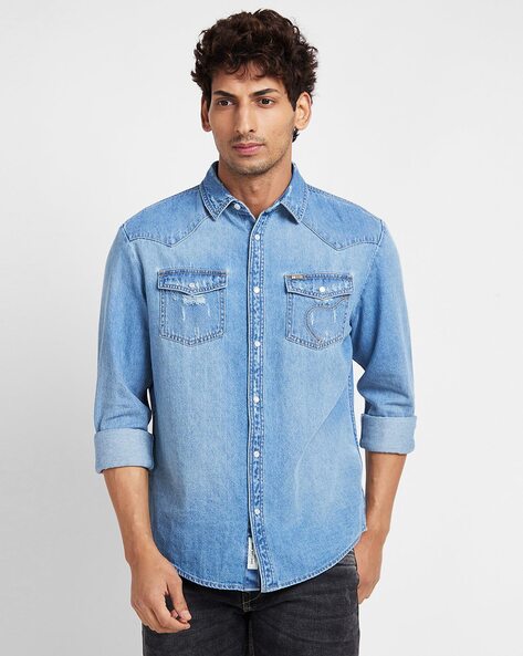 Being human denim shirts hotsell