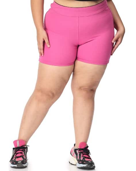 Women High-Rise Shorts with Slip Pocket