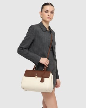 miraggio Women Satchel Bag with Detachable Sling Strap-picture-11