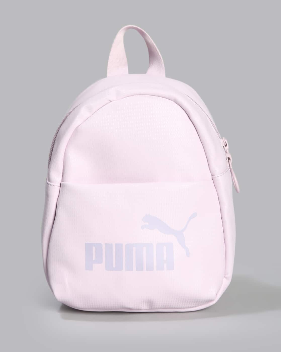 Ajio Puma Wmn Core Up Backpack Back Pack With Logo Embroidery