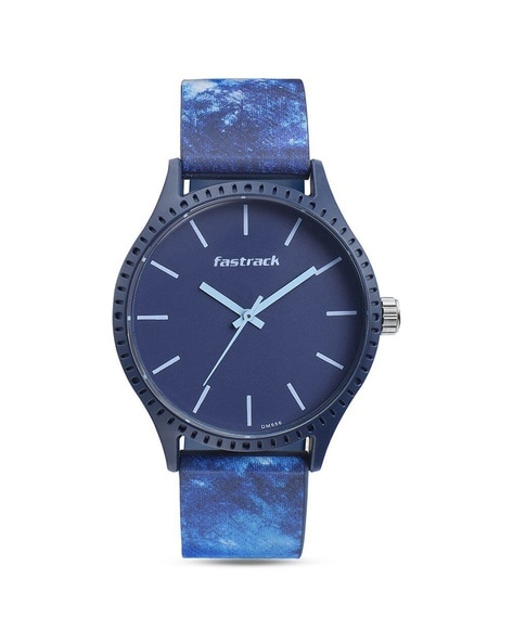 Men Tees Tie And Dye Analogue Watch - NS38061PP09