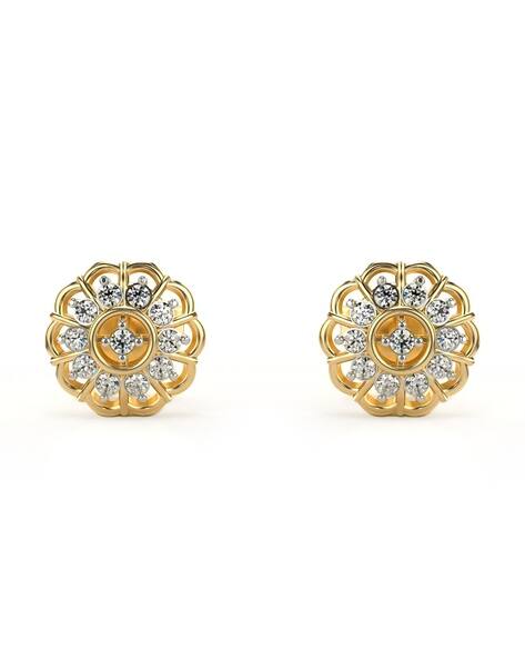 Buy Yellow Gold Earrings for Women by VALANOVA Online