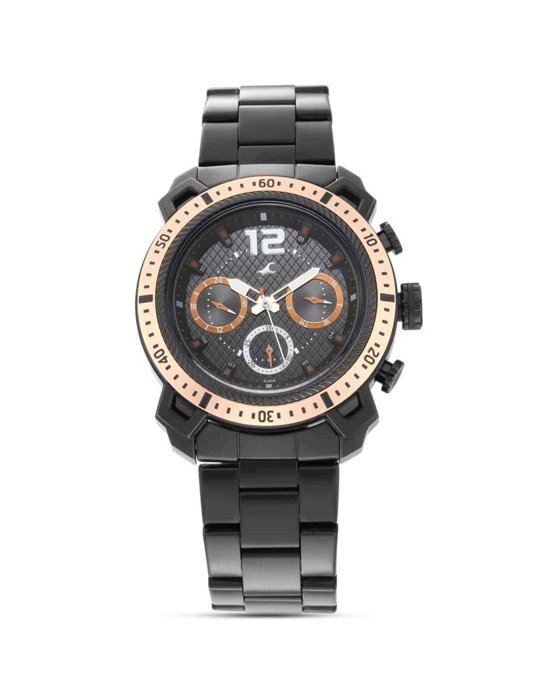 Buy Black Watches for Men by FASTRACK Online - Main Image